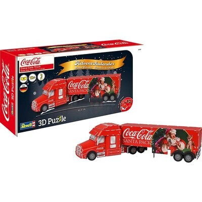 3-D Puzzle Coca-Cola Truck, Revell 3D Puzzle