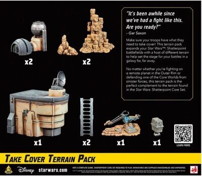 Star Wars: Shatterpoint Take Cover Terrain Pack (Geländeset „In Deckung!“) Star Wars: Shatterpoint Take Cover Terrain Pack (Geländeset „In Deckung!“)