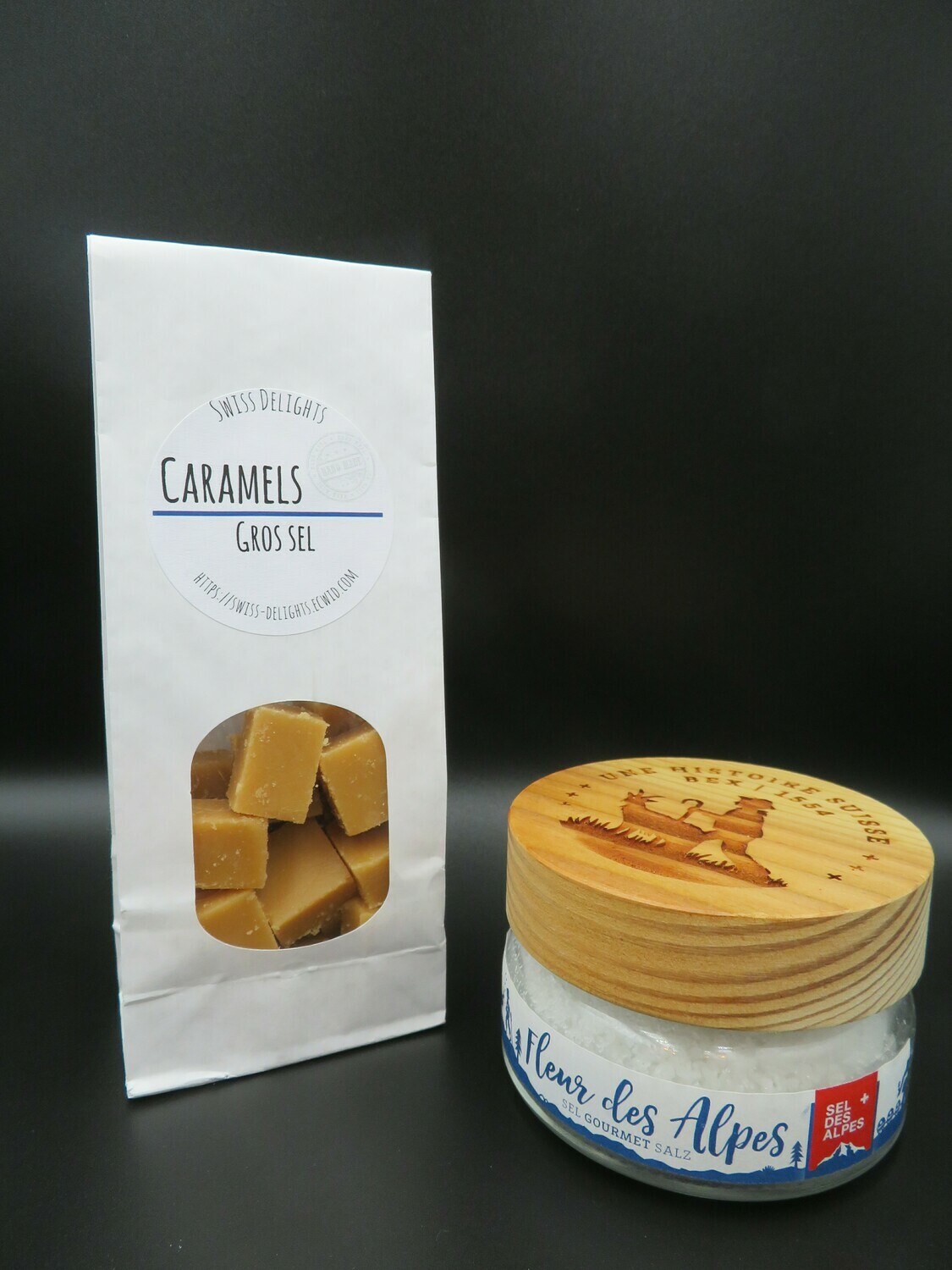 Caramels à la crème entière - arôme gros sel - 120 gr