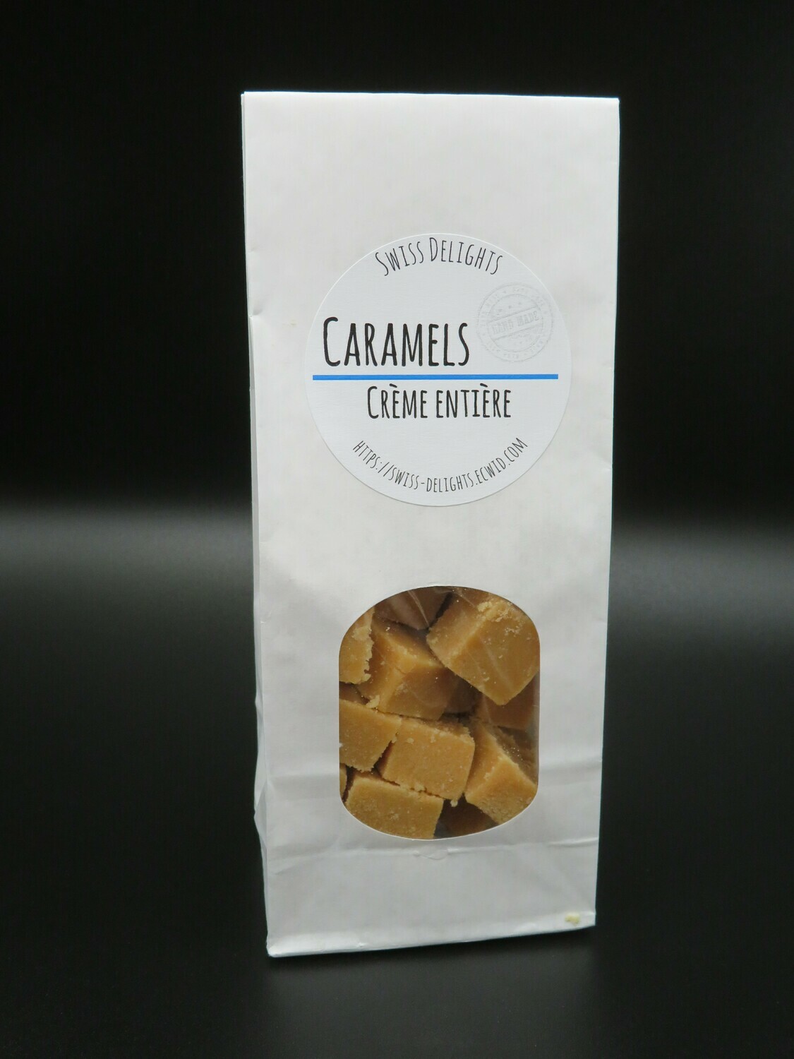 Caramels à la crème entière - nature - 120 gr
