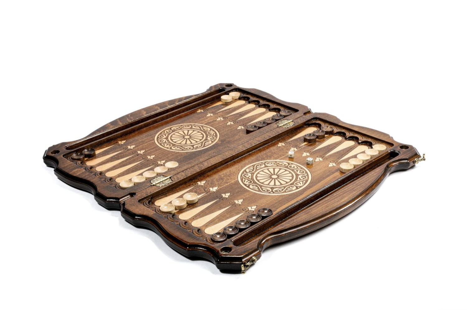Pomegranate - grapes Backgammon with copyrighted contour outline 24&quot; x 12&quot;