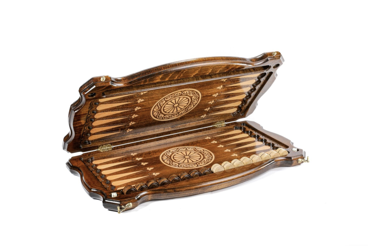Pomegranate - grapes Backgammon with copyrighted contour outline 24&quot; x 12&quot;