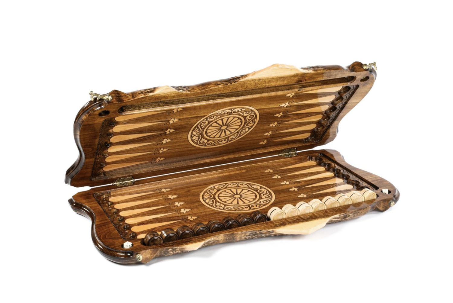 Tatev backgammon with copyrighted Mount Ararat outline
