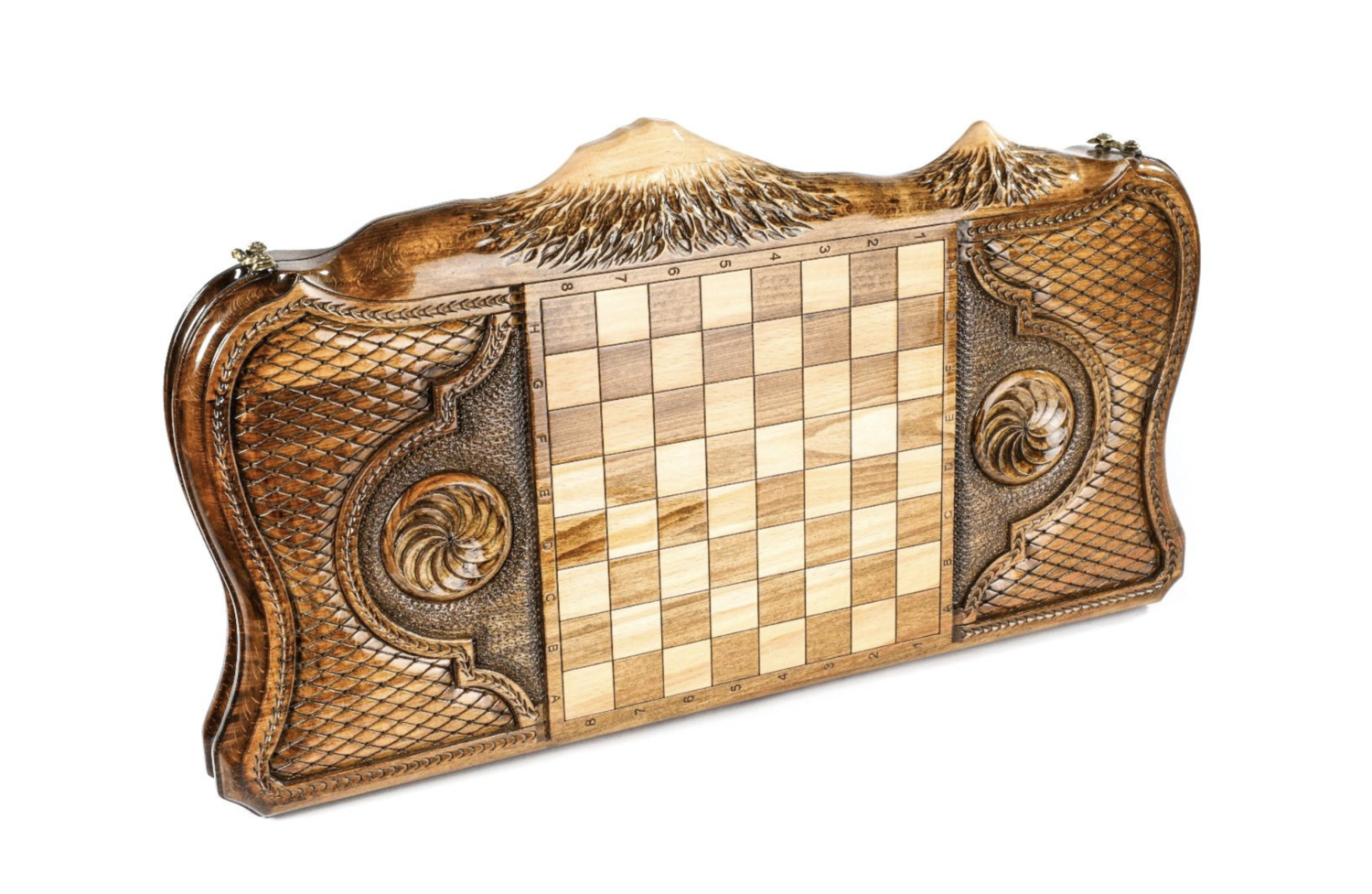 Tatev backgammon with copyrighted Mount Ararat outline
