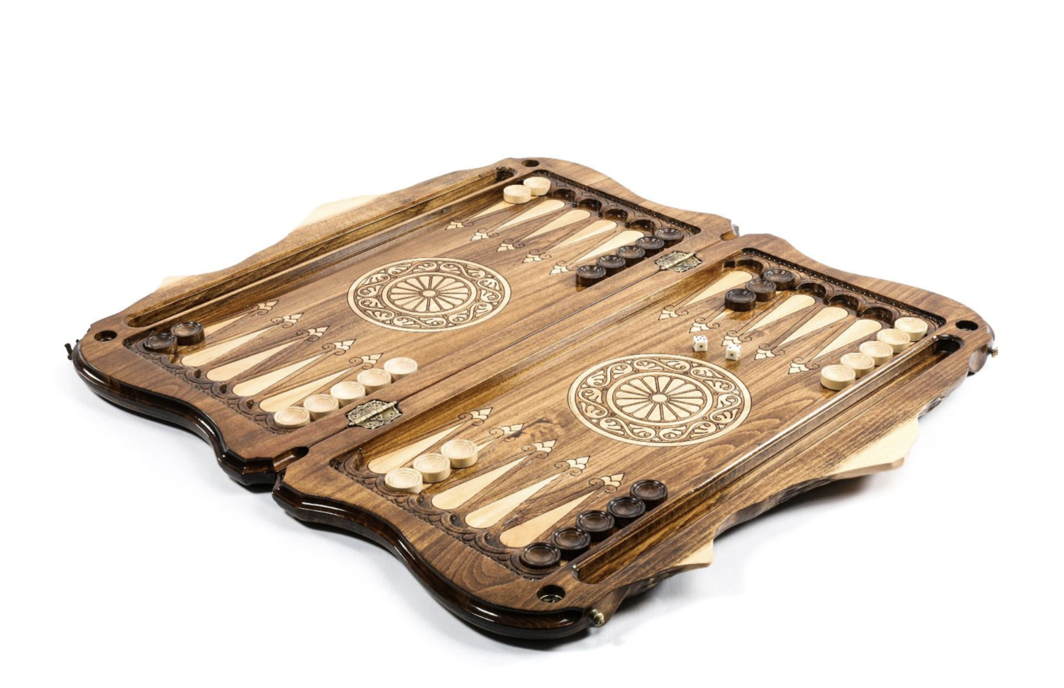 Tatev backgammon with copyrighted Mount Ararat outline