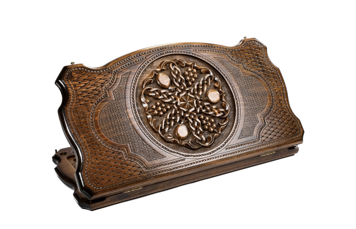 Pomegranate - grapes Backgammon with copyrighted contour outline 24&quot; x 12&quot;