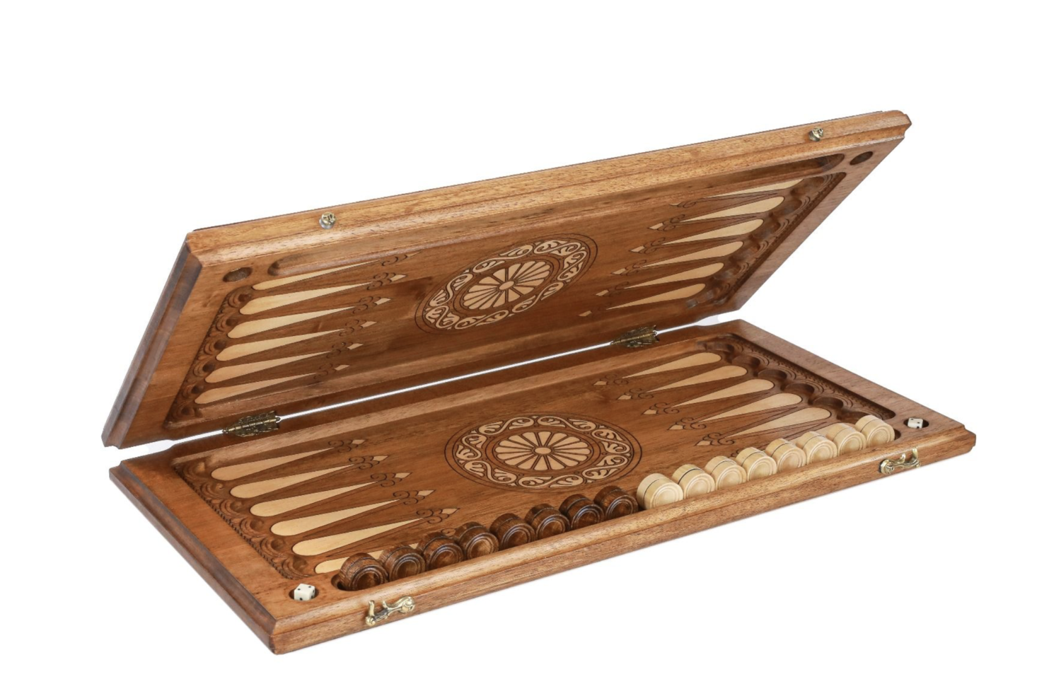 100 dollar classic backgammon with incrustation