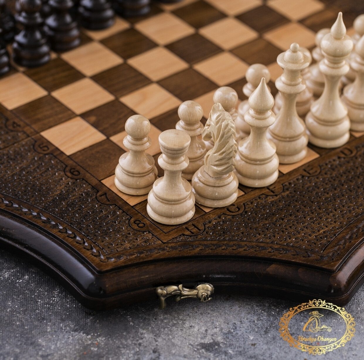 Star-Shaped Chess Set 20&quot; x 20&quot;
