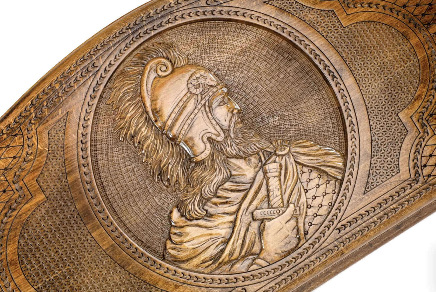 “Vardan Mamikonyan” backgammon with copyrighted contour outline