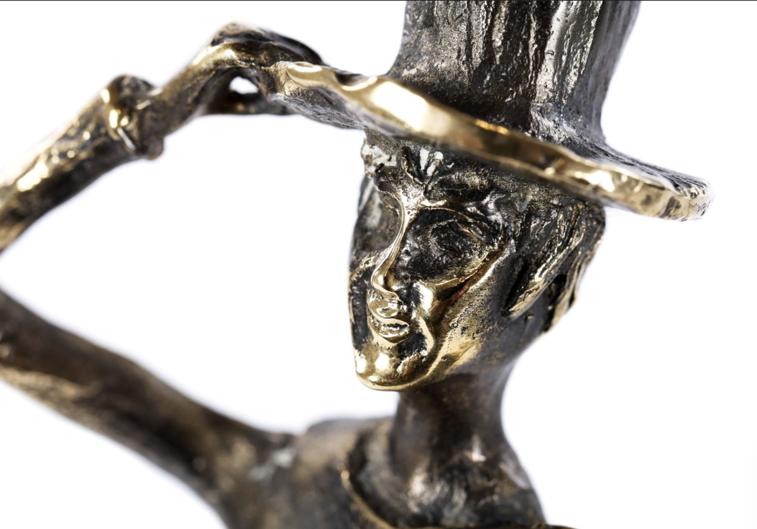 Bronze sculpture the Boy with a cane