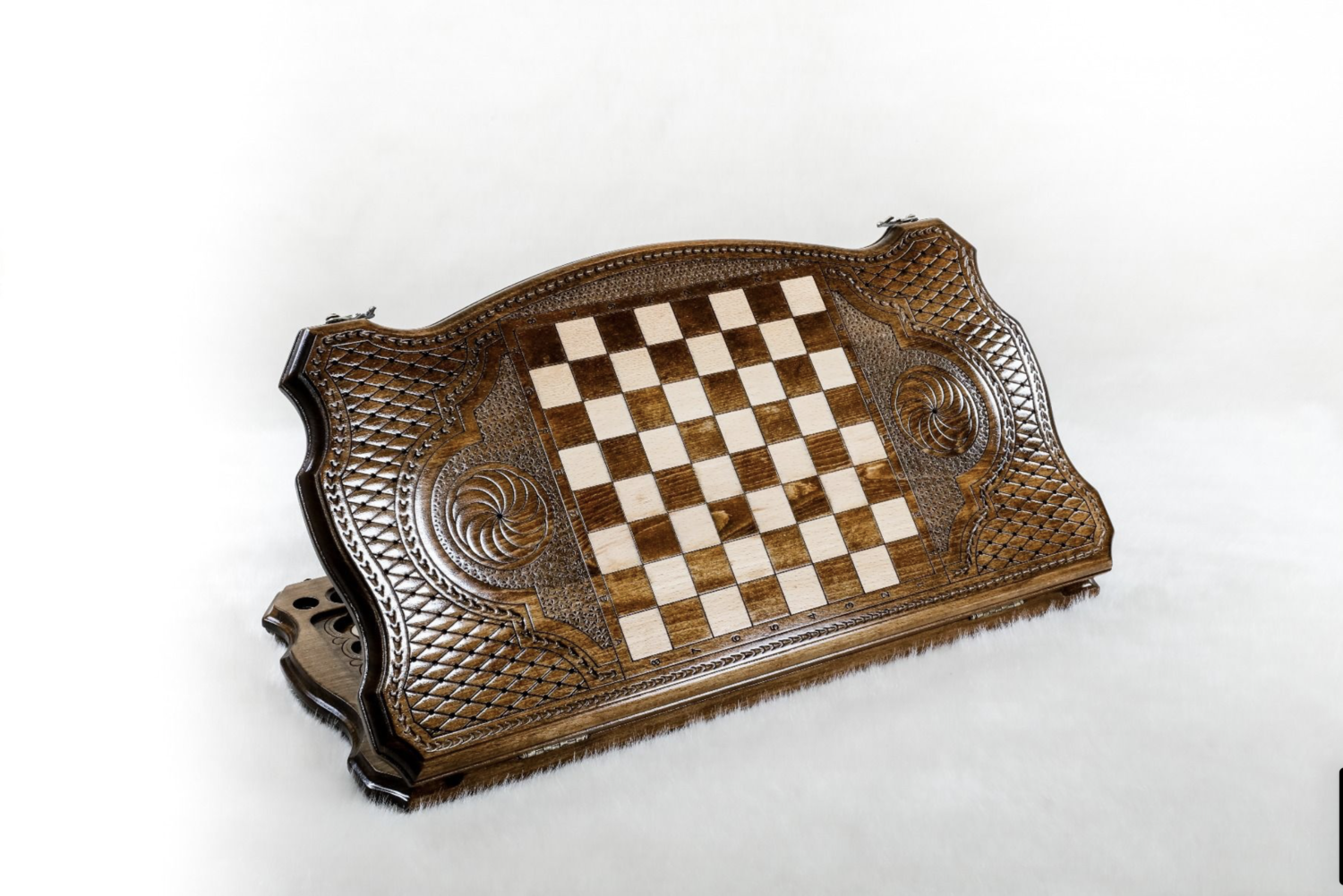 Backgammon Set Lion 24&quot; x 12&quot;