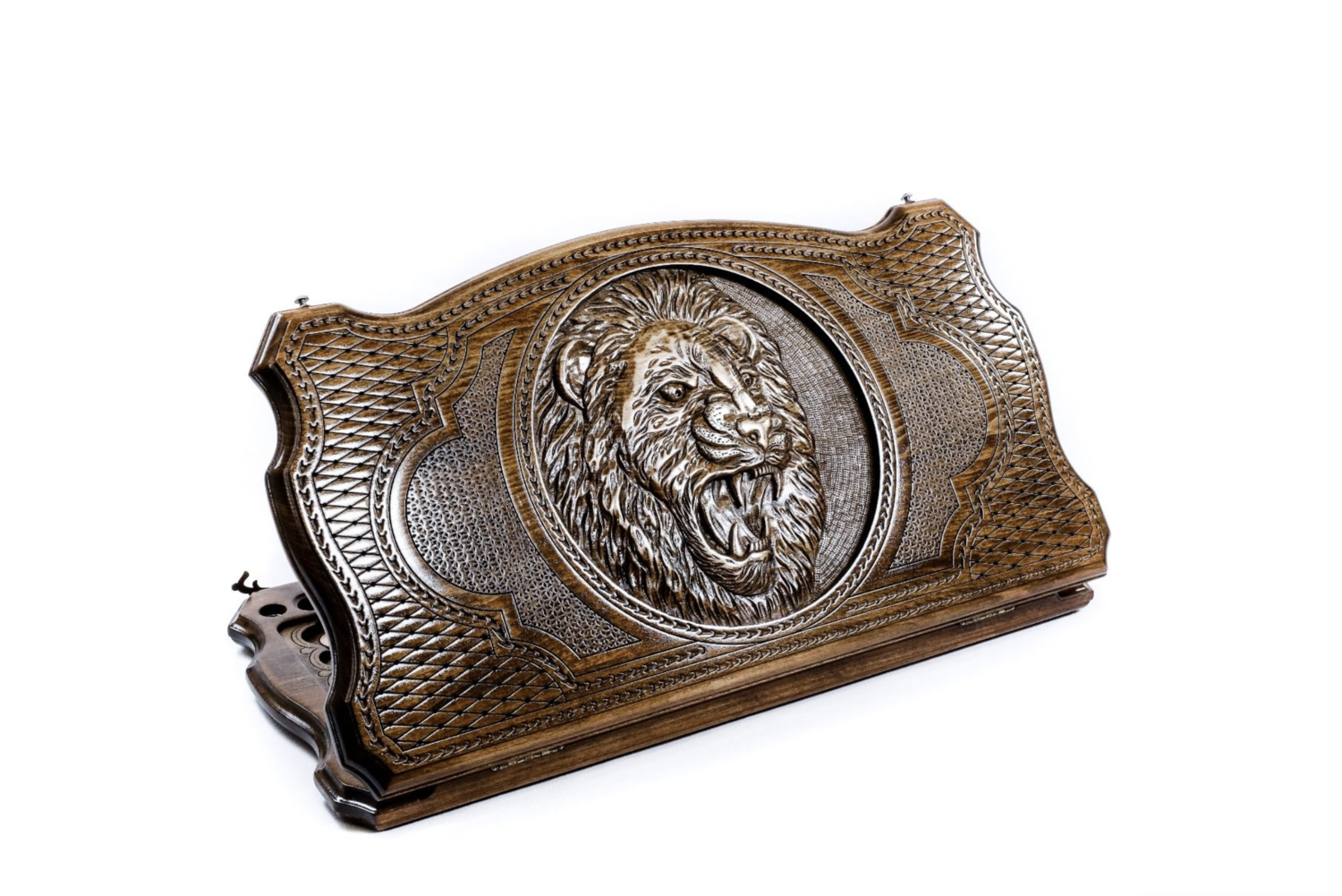 Backgammon Set Lion 24&quot; x 12&quot;