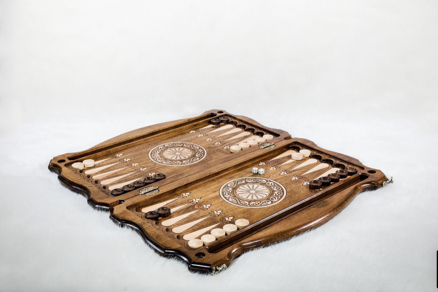 Backgammon Set Lion 24&quot; x 12&quot;
