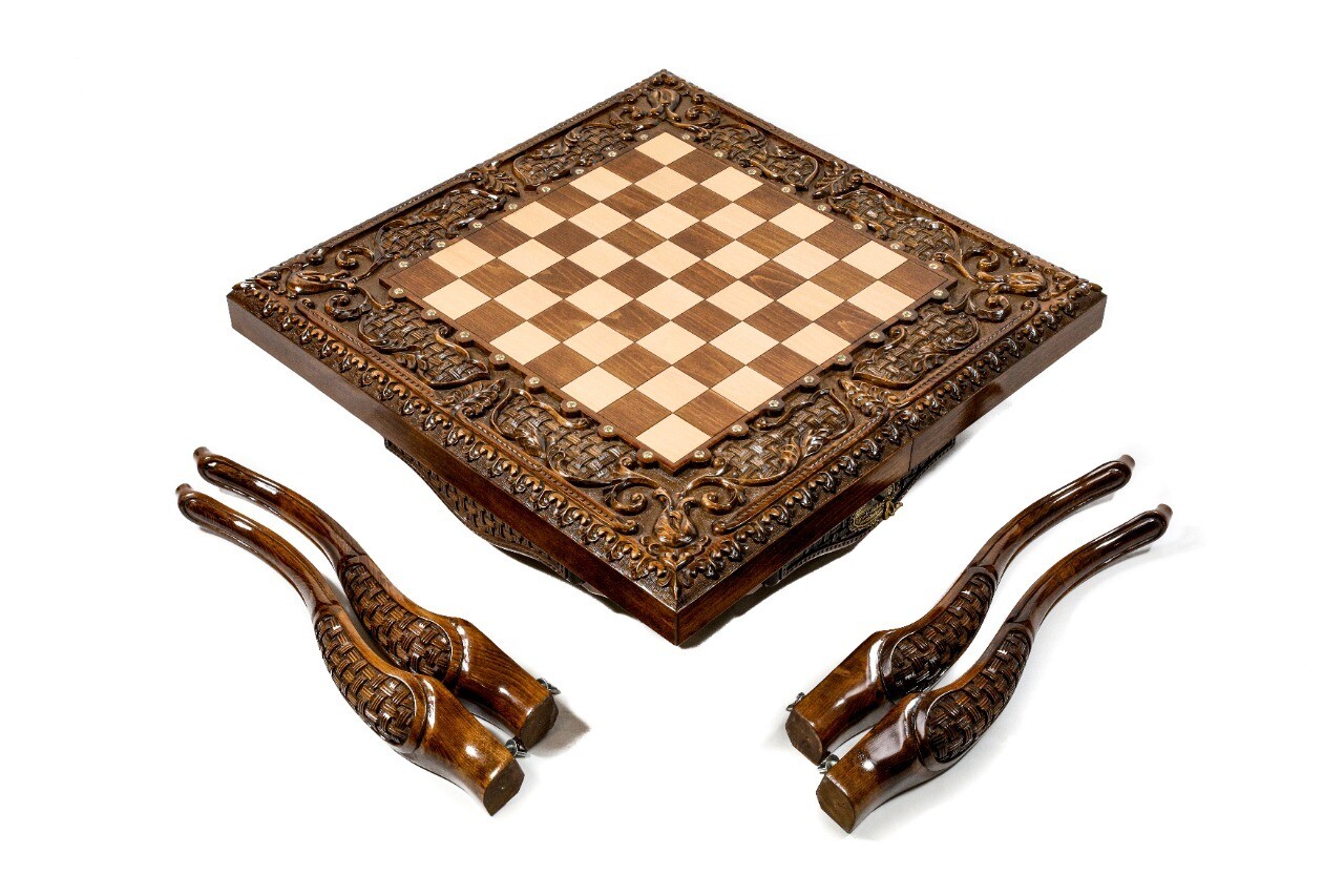 Chess/Backgammon Table Both in One