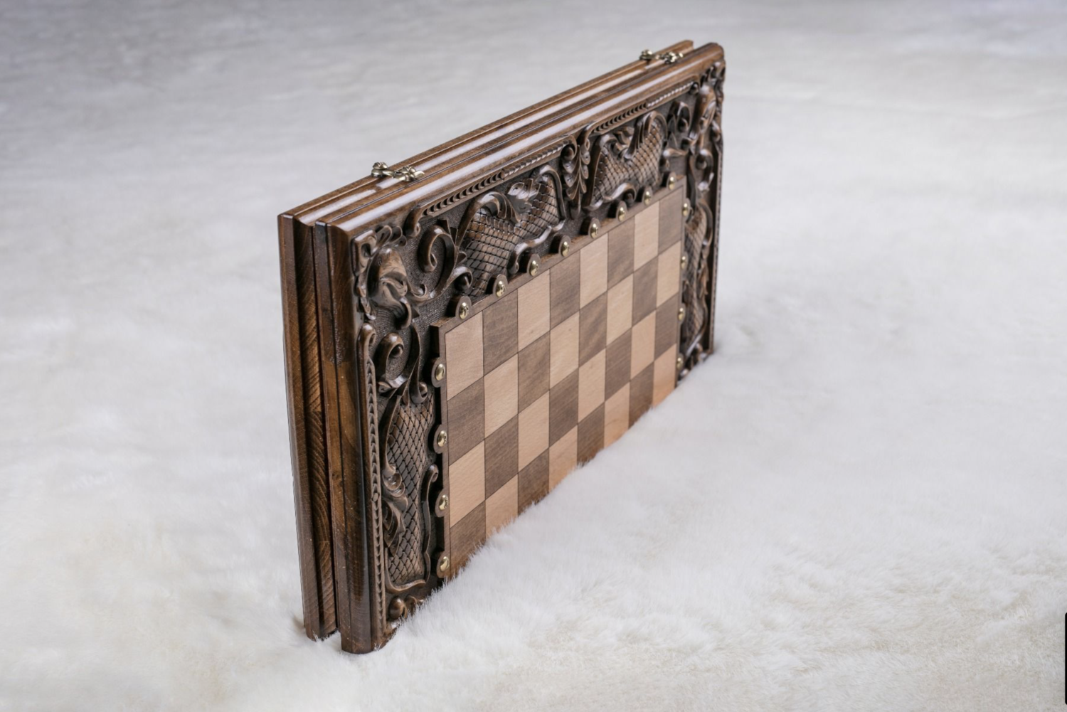 Chess-backgammon classic  with patterns
