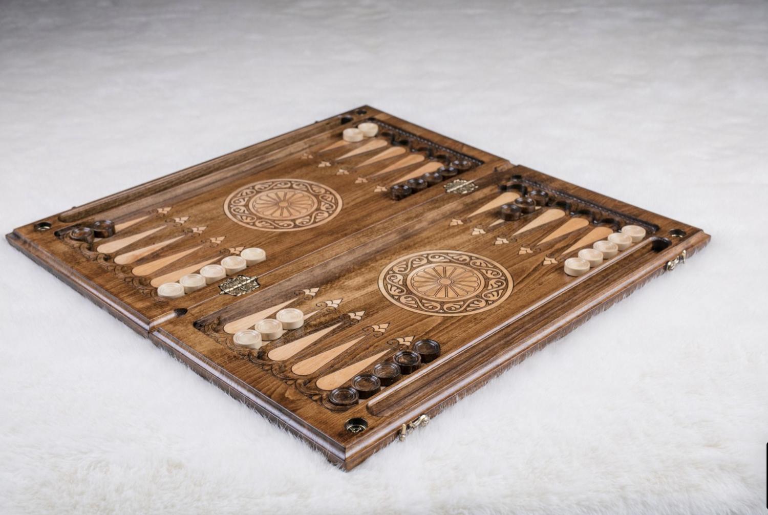 Backgammon Set Lion 24&quot; x 12&quot;