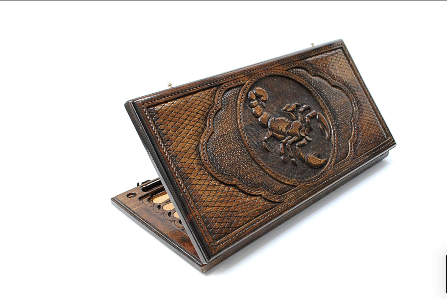 Hand Made Backgammon board Scorpio