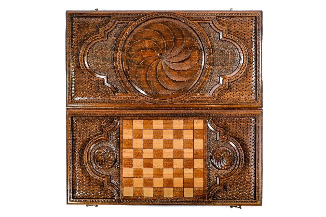 Hand Made Armenian Backgammon Eternity  24&quot; x 12&quot;