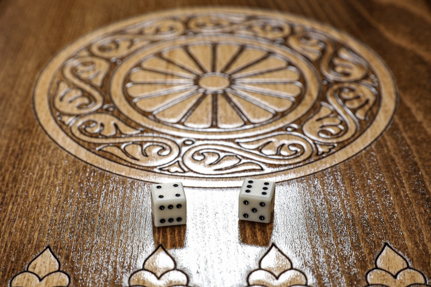 Ornamental Backgammon classic 24&quot; X 12 &quot; 2&quot;