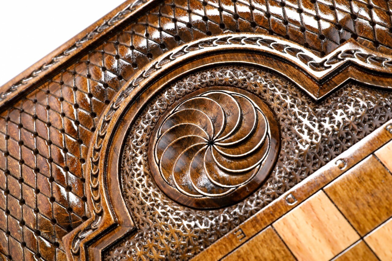 Hand Made Armenian Backgammon Eternity  24&quot; x 12&quot;