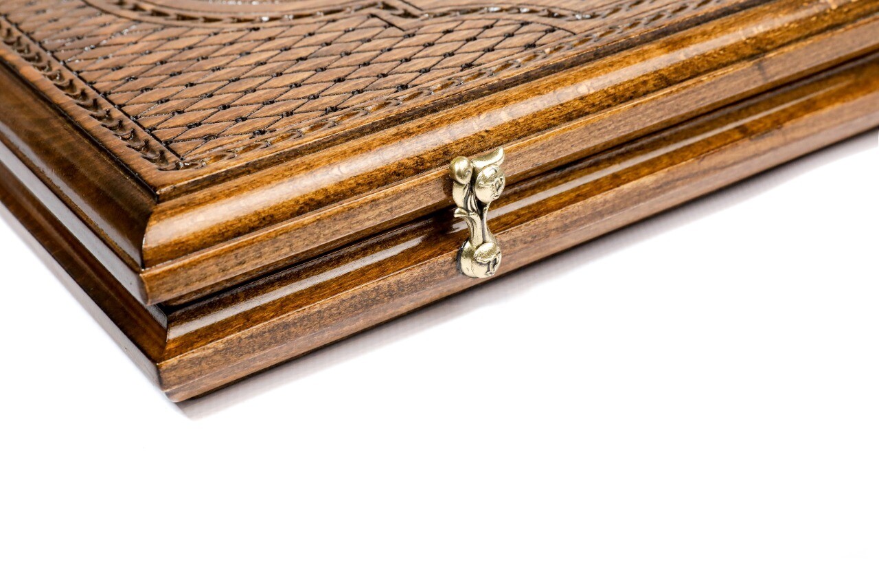 Backgammon Set Pomegranate Classic