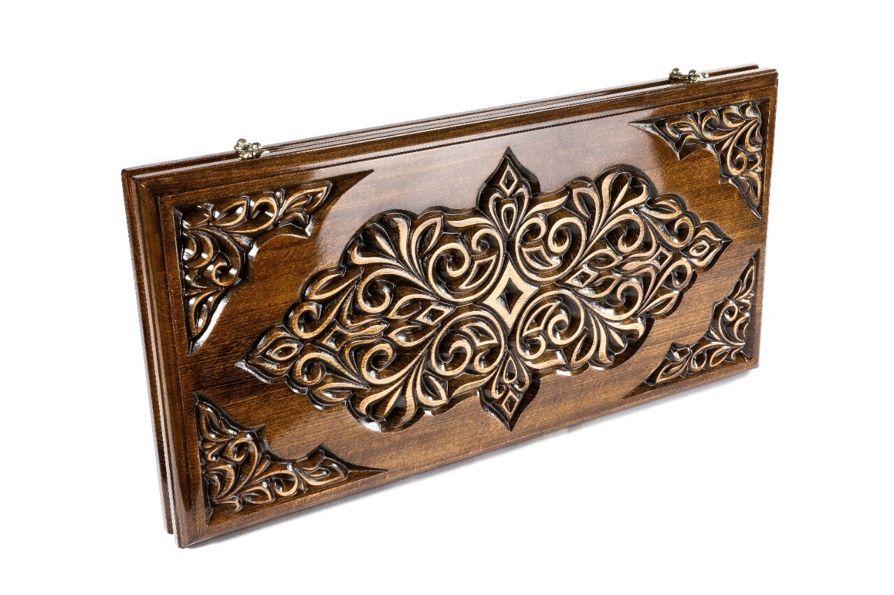 Hand Made Wooden Backgammon Set 24&quot; x 24&quot;