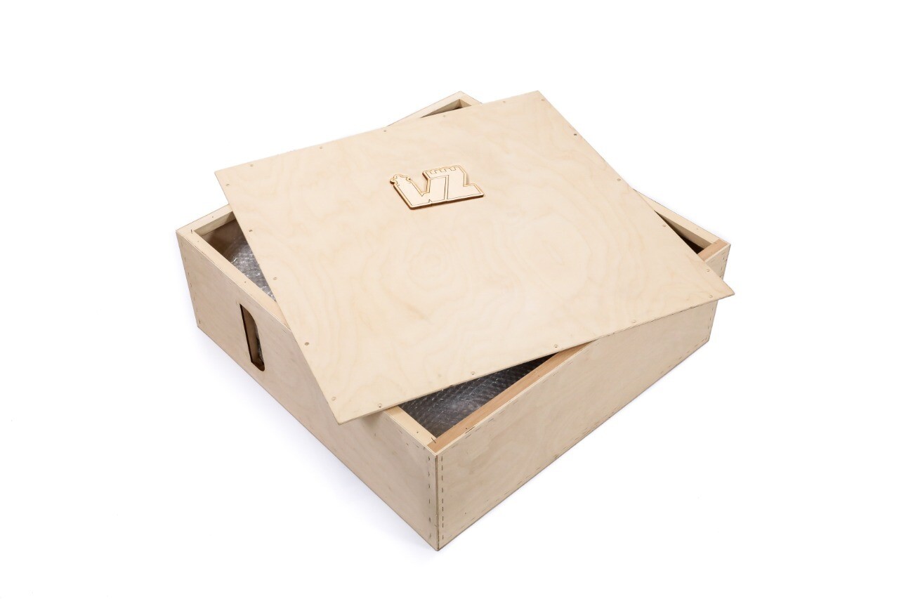 Handmade Wooden Chess Table With Wooden Figures