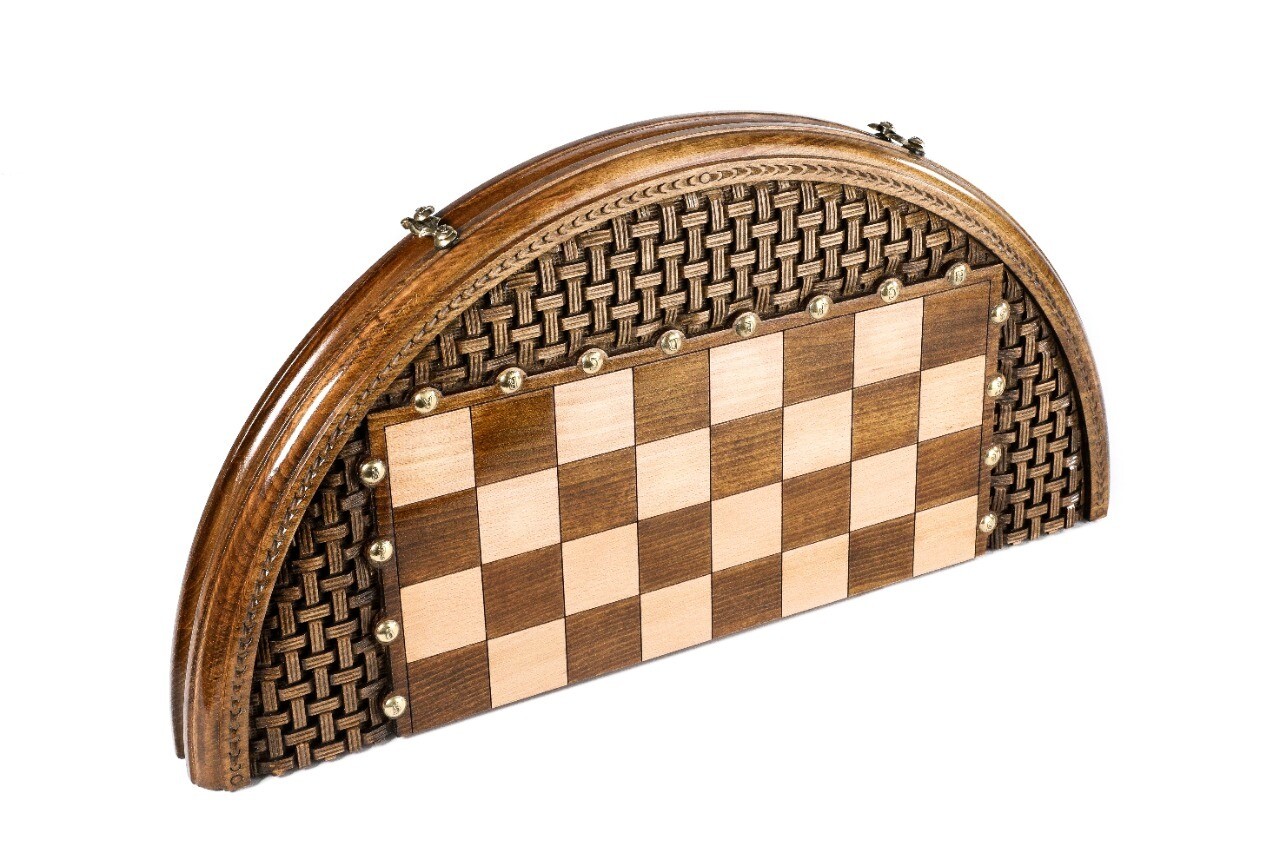Handmade Wooden Chess Set 50/50