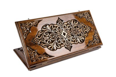 Hand Made Wooden Backgammon Set 24" x 24"