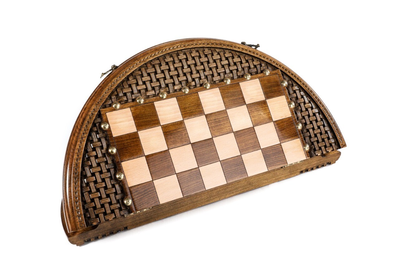 Handmade Wooden Chess Set 50/50