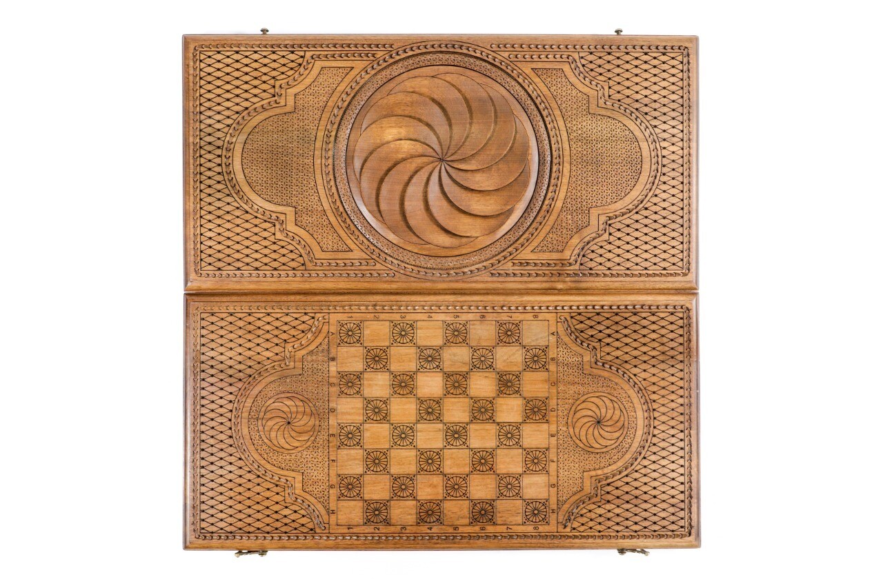 Handmade Wooden Backgammon Eternity
