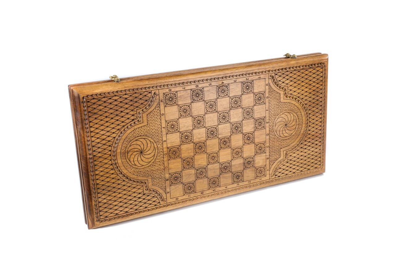 Handmade Wooden Backgammon Eternity