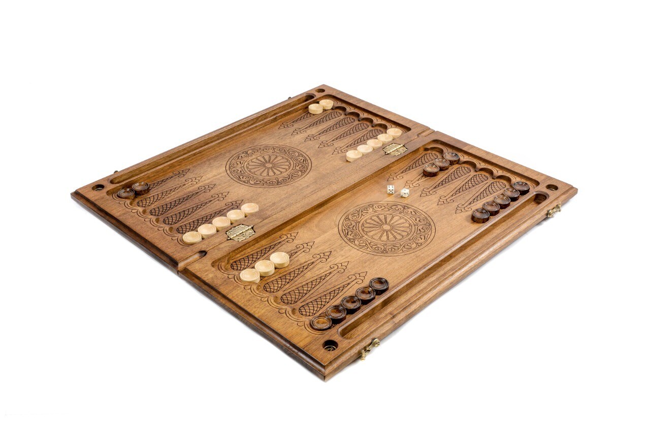 Handmade Wooden Backgammon Eternity