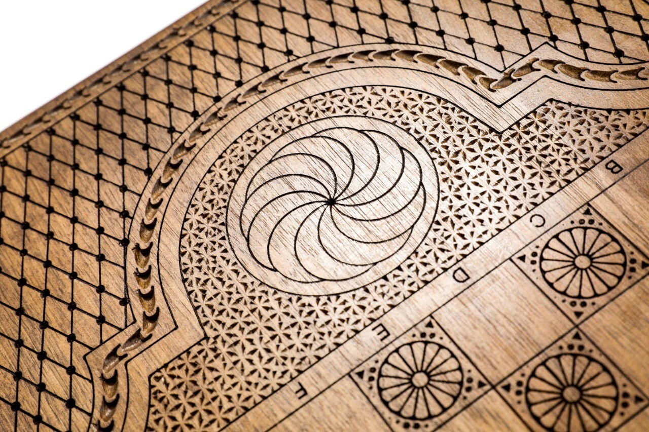 Handmade Wooden Backgammon Eternity