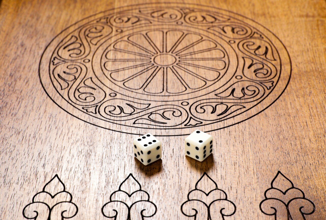 Handmade Wooden Backgammon Eternity