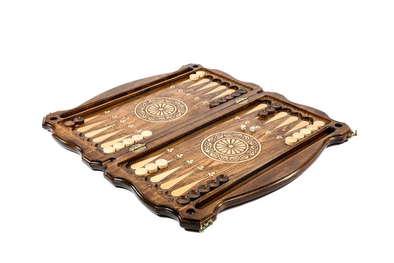 Coat of Arms of Armenia backgammon with copyrighted Outline