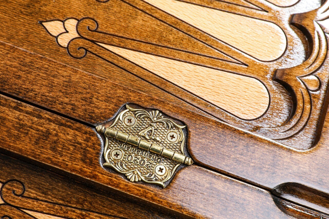 Coat of Arms of Armenia backgammon with copyrighted Outline