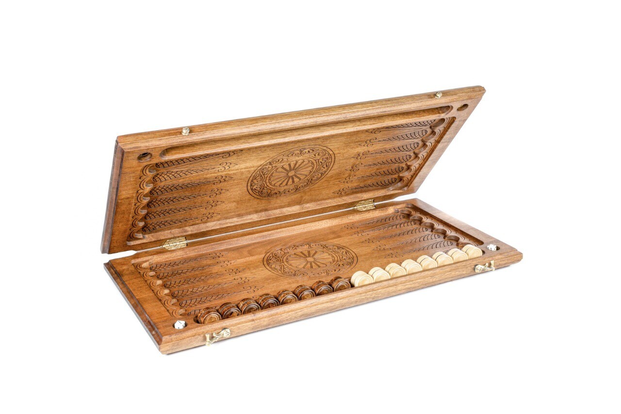 Handmade Wooden Backgammon Eternity