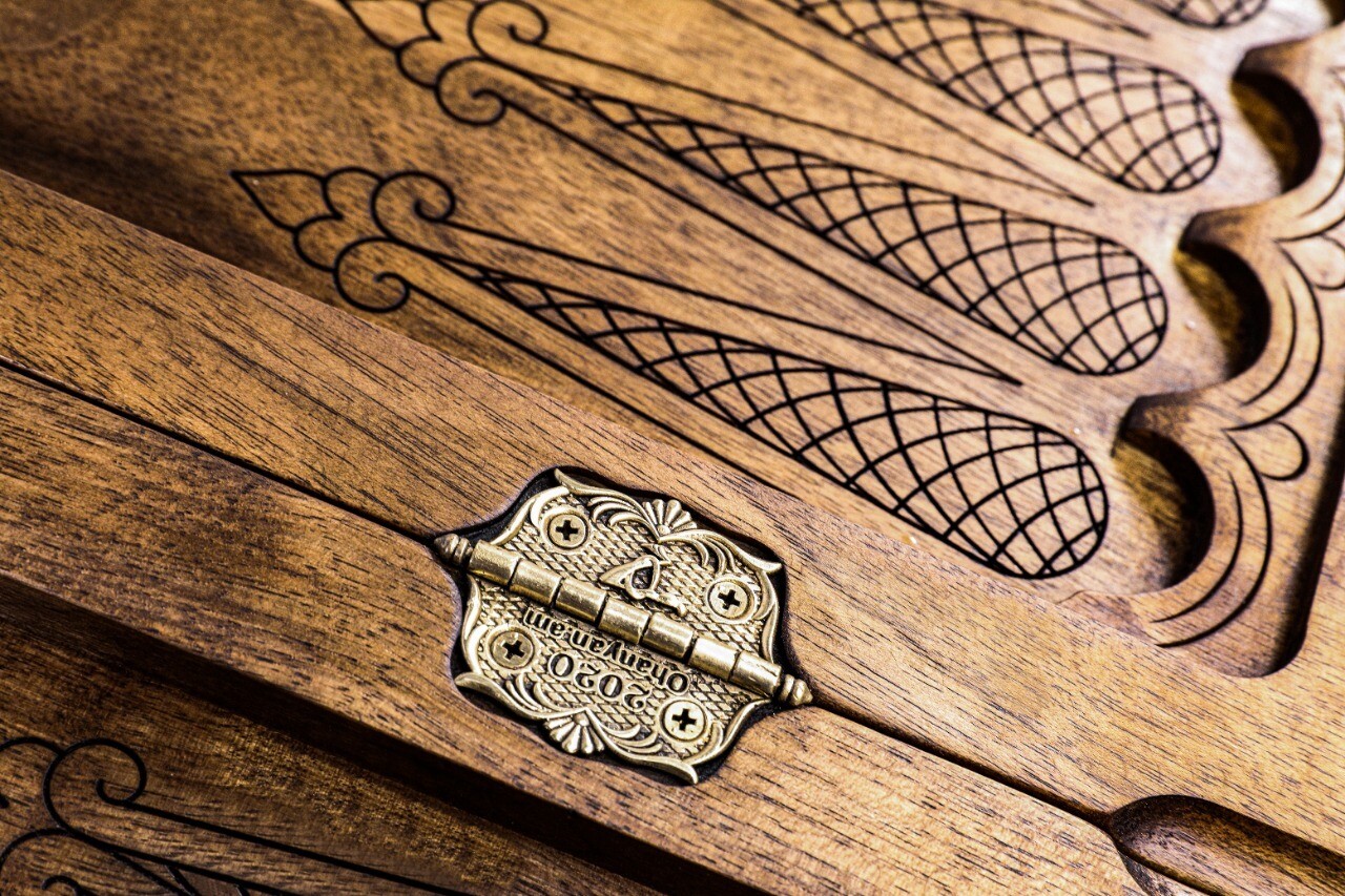Handmade Wooden Backgammon Eternity