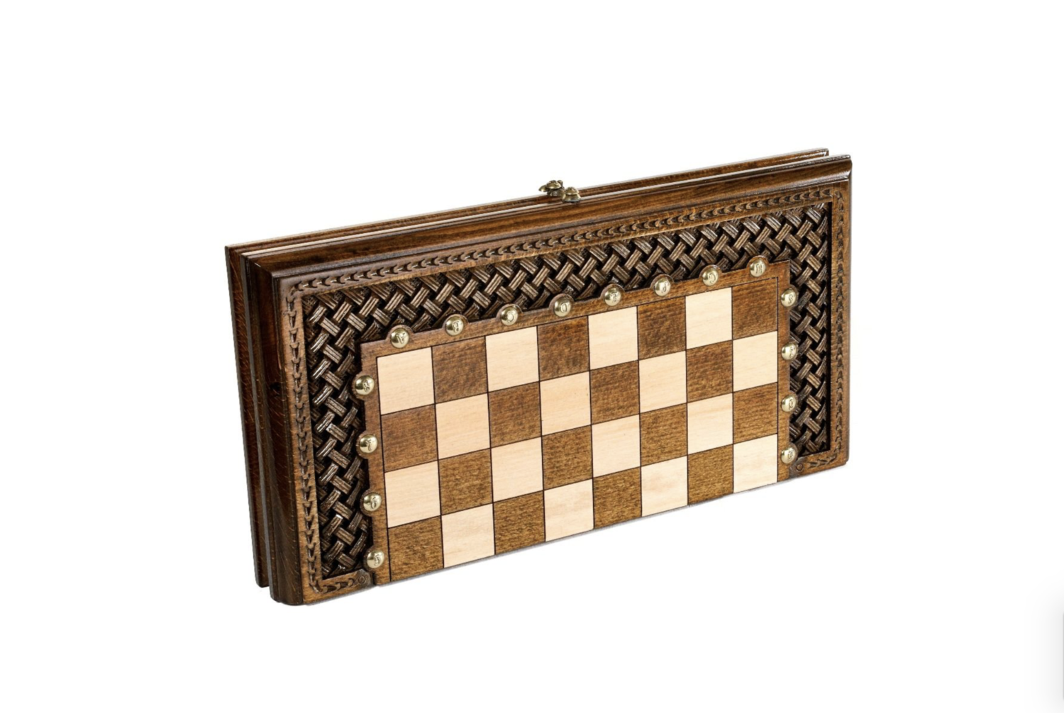 Chess Set with an ornamental braid pattern classic 40/40