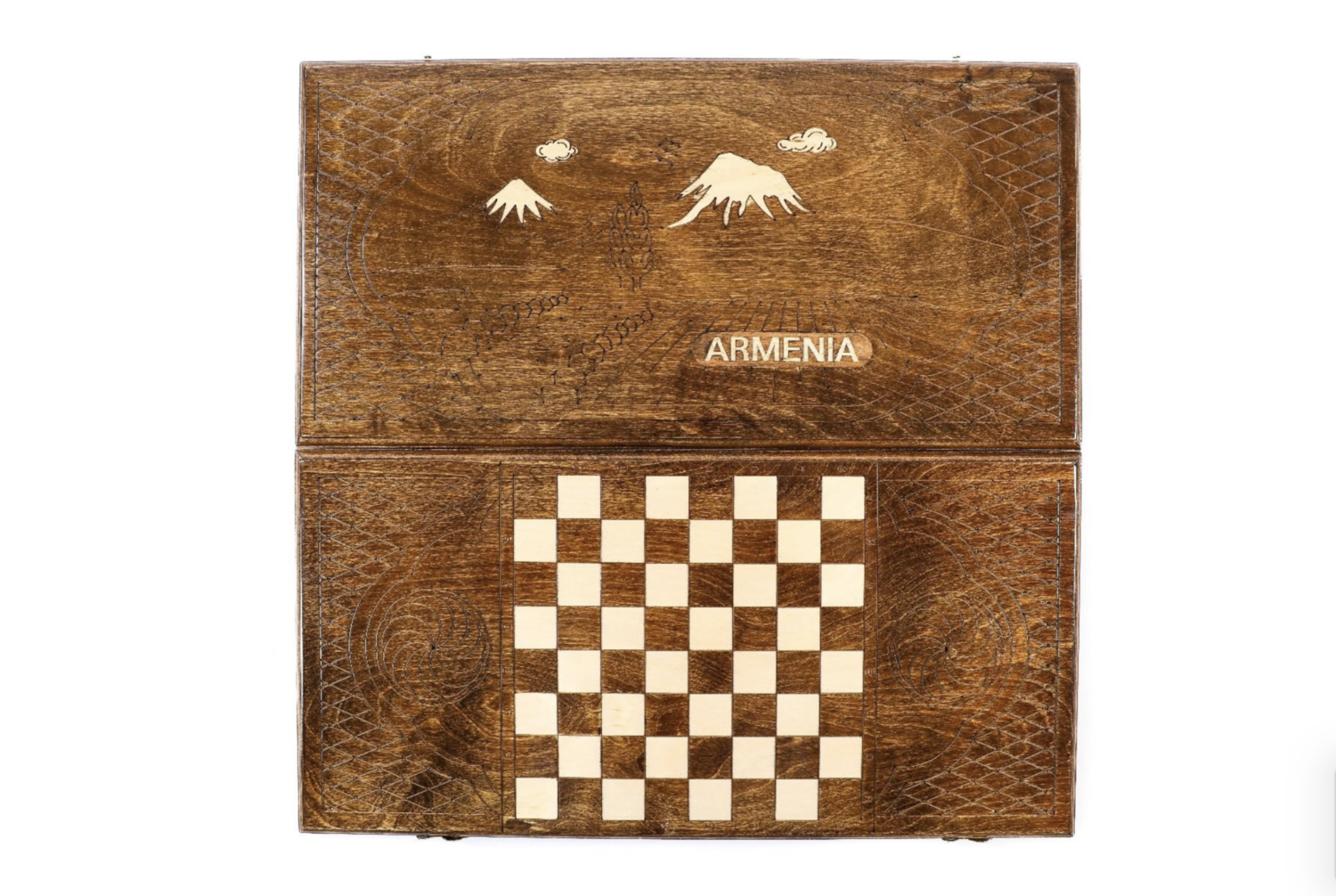 Ararat backgammon classic Plywood 24 &quot; x 12&quot;