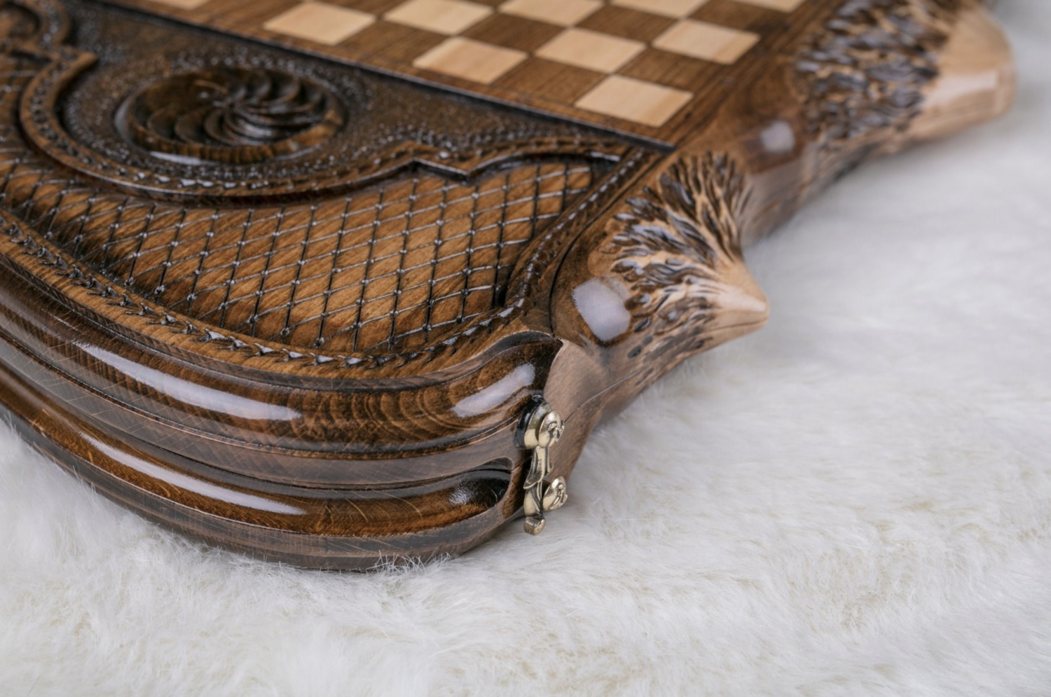 Tigran Mets Backgammon with copyrighted Mount Ararat outline 24 &quot; 12&quot;