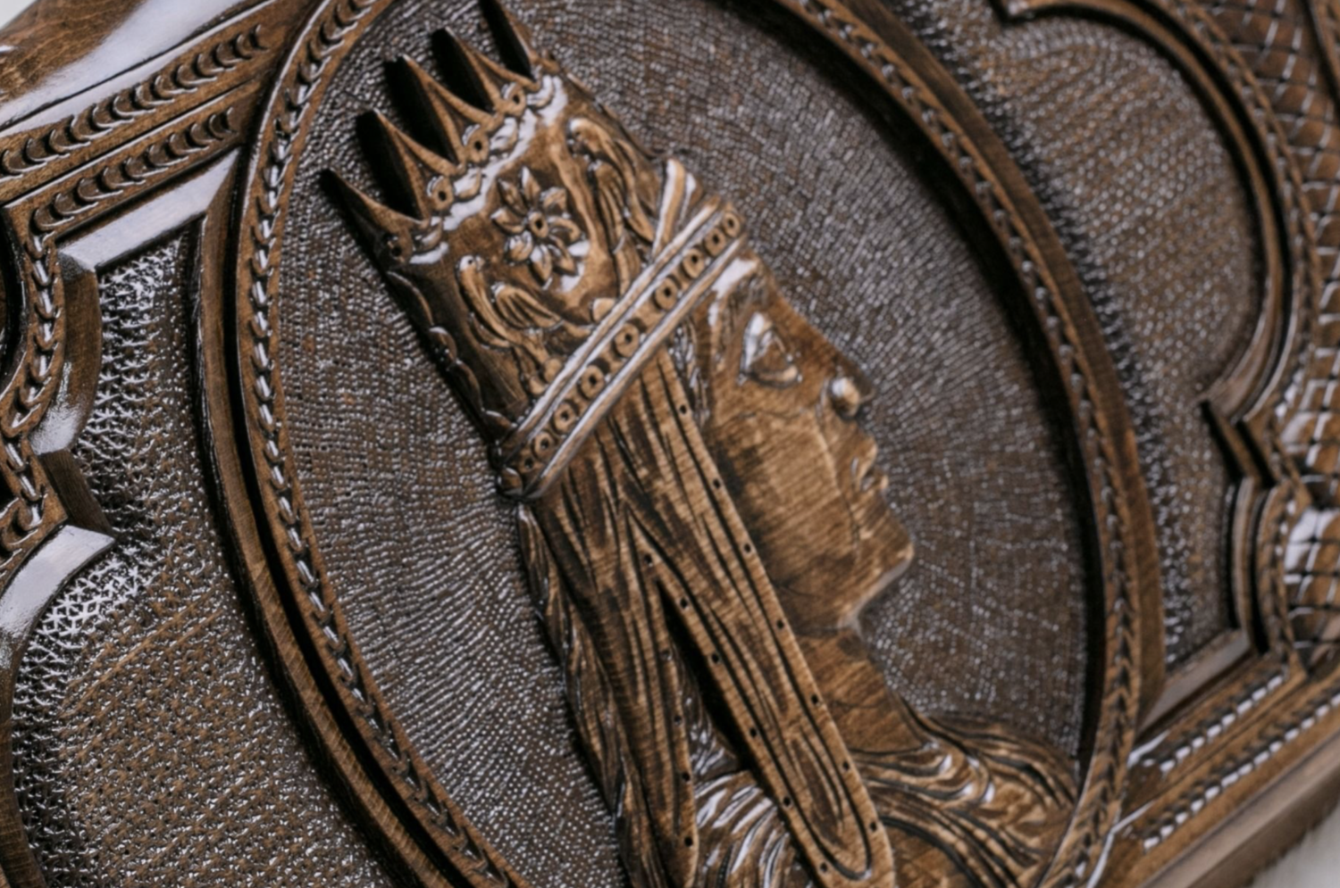 Tigran Mets Backgammon with copyrighted Mount Ararat outline 24 &quot; 12&quot;