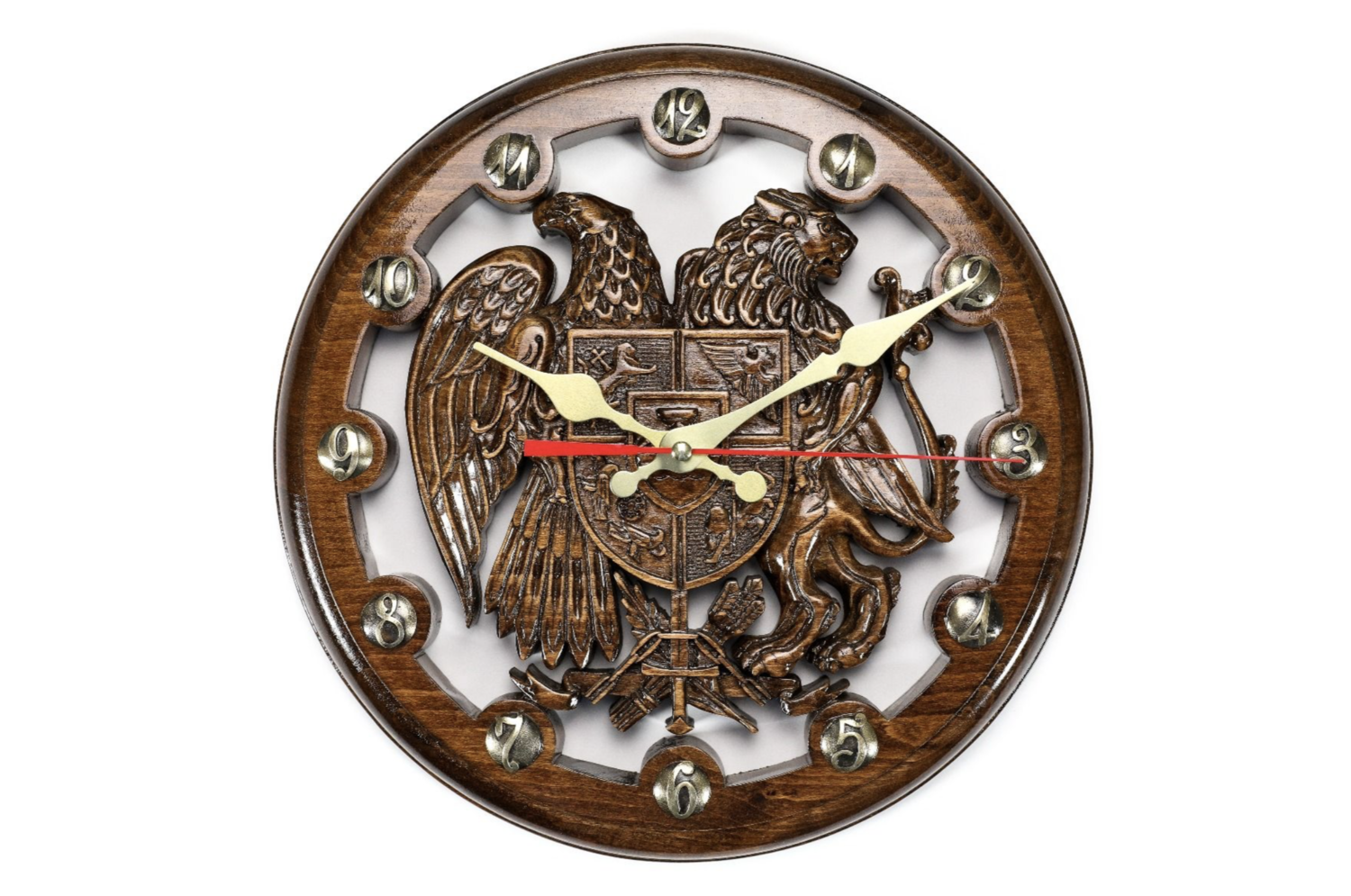 Wall Clock Coat of Arms Of Armenia 35cm