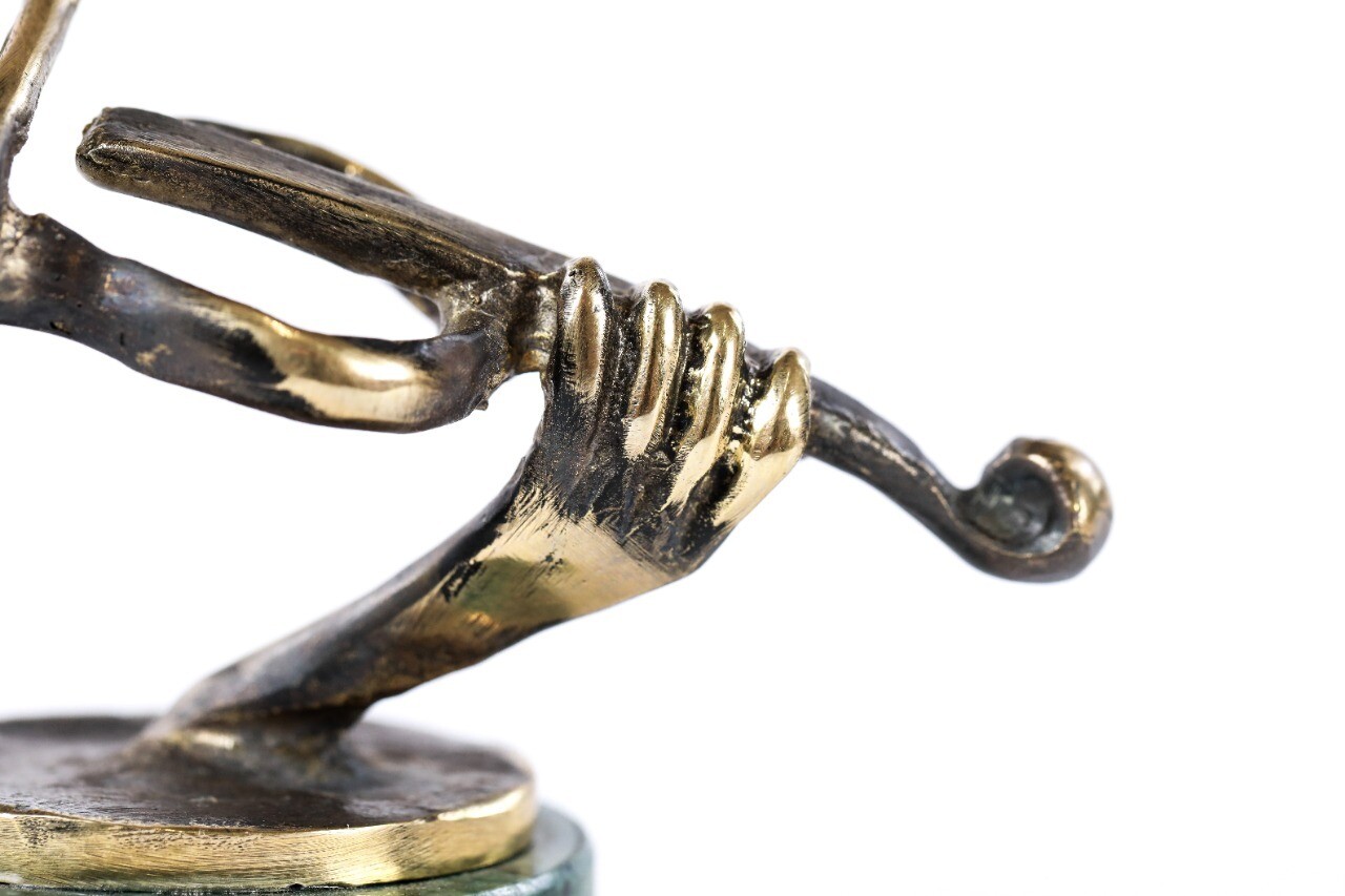 Bronze sculpture the Violinist