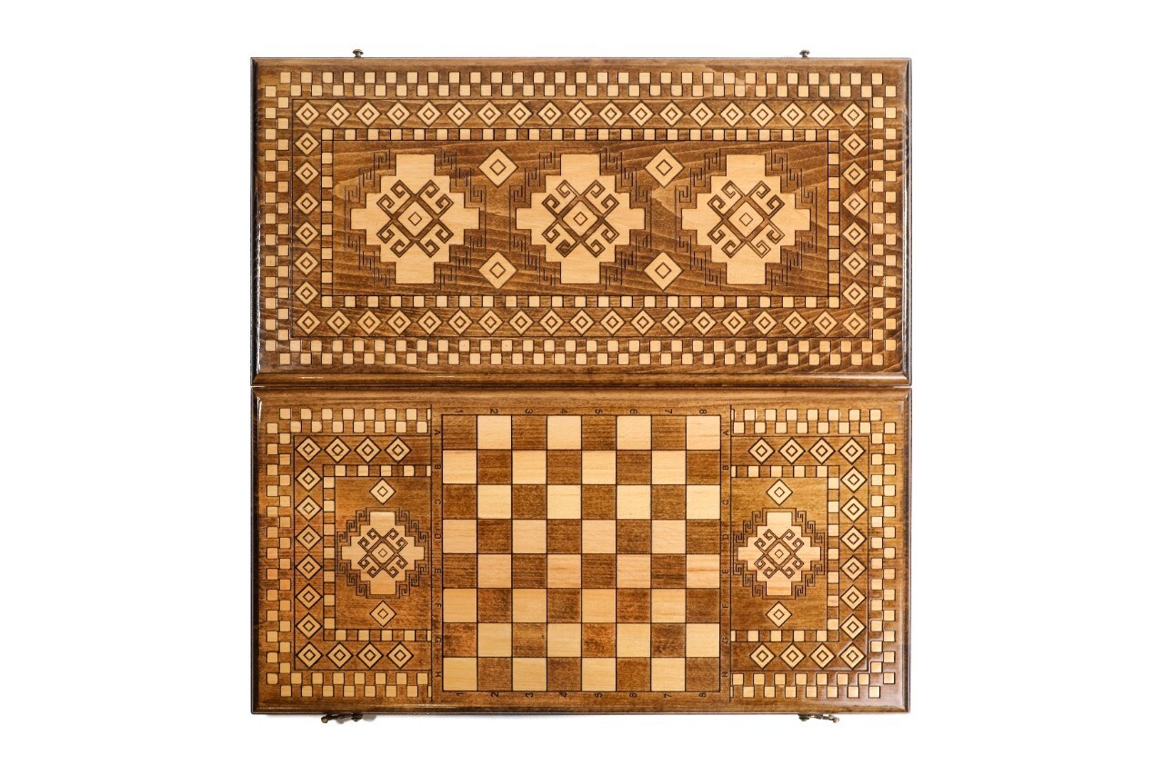 Hand Made Backgammon Board Carpet Kharabagh (Artsakh)