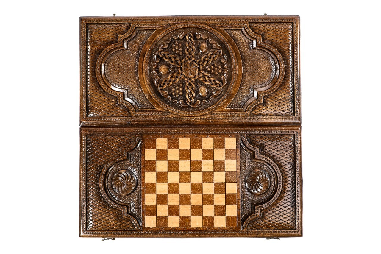 Backgammon Set Ornament 24&quot; x 12&quot;