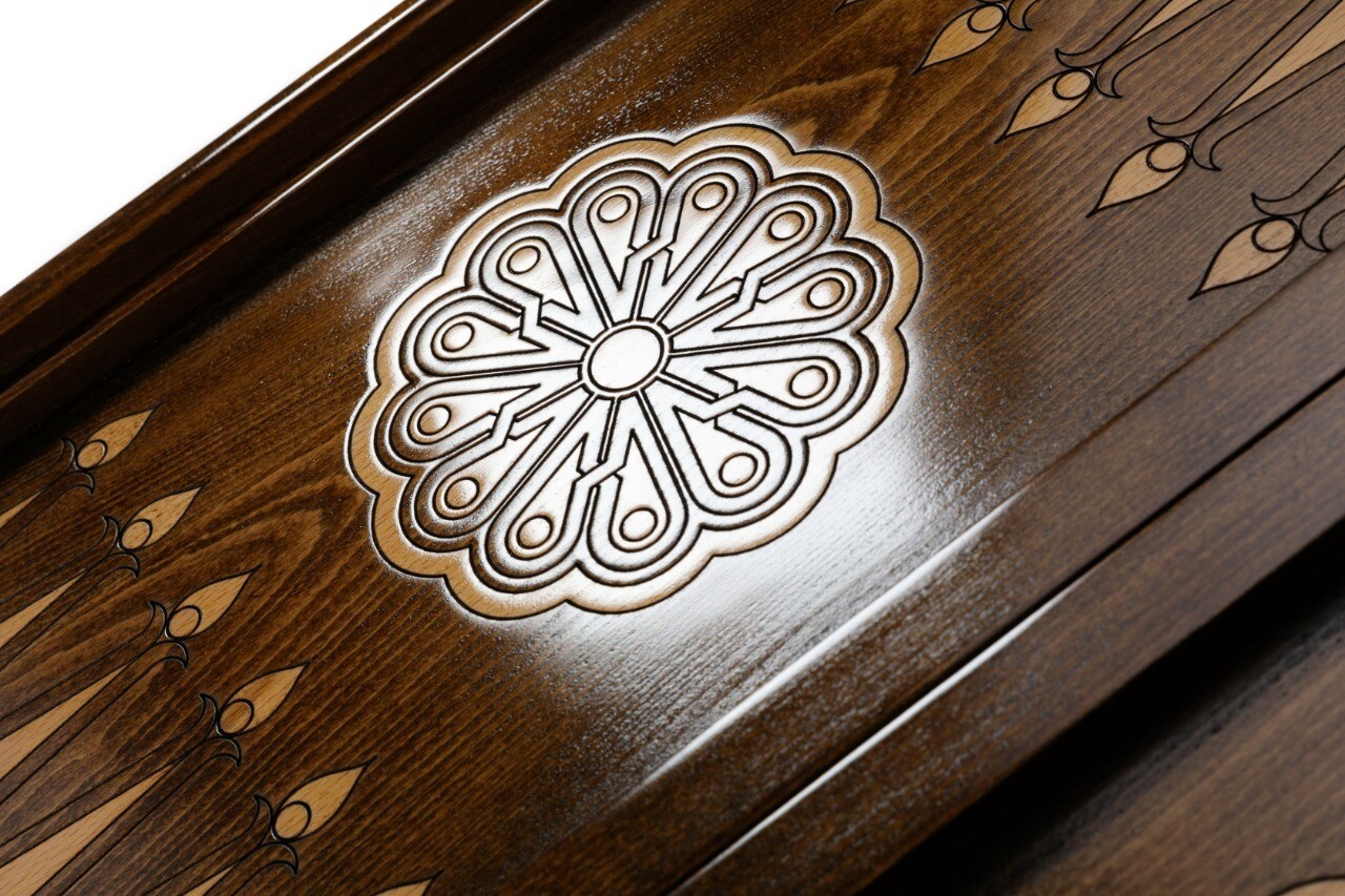 Octagram scorpion backgammon classic
 24&quot; x12&quot;