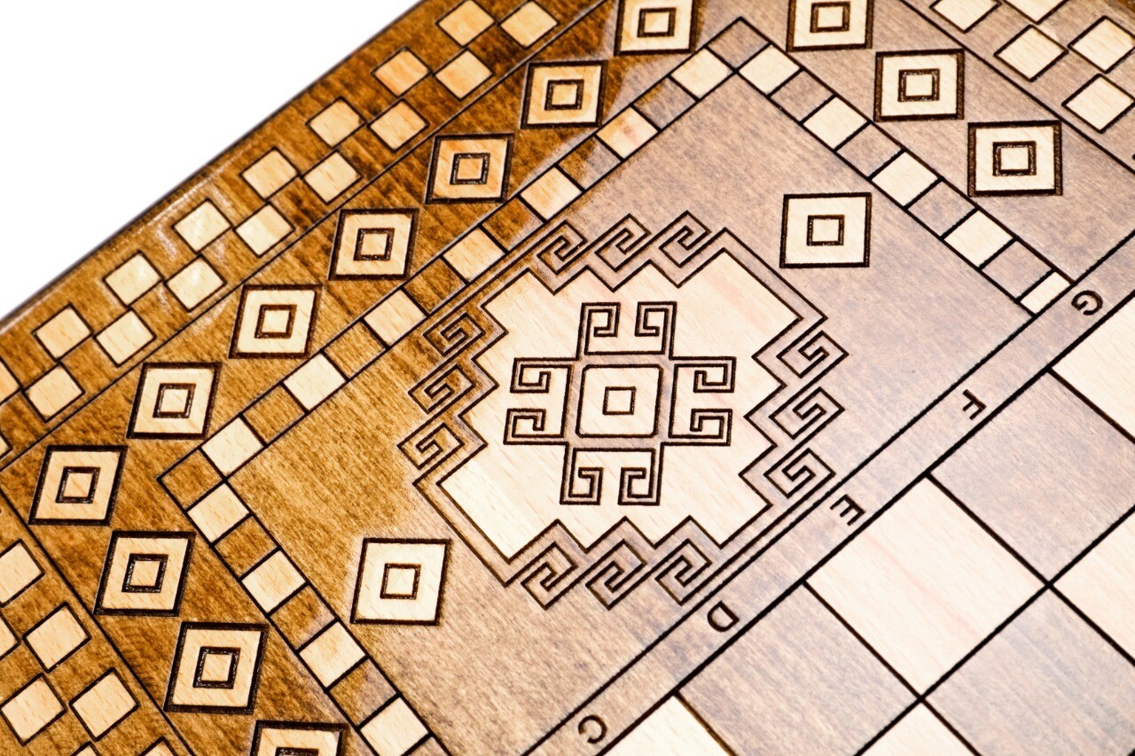 Hand Made Backgammon Board Carpet Kharabagh (Artsakh)