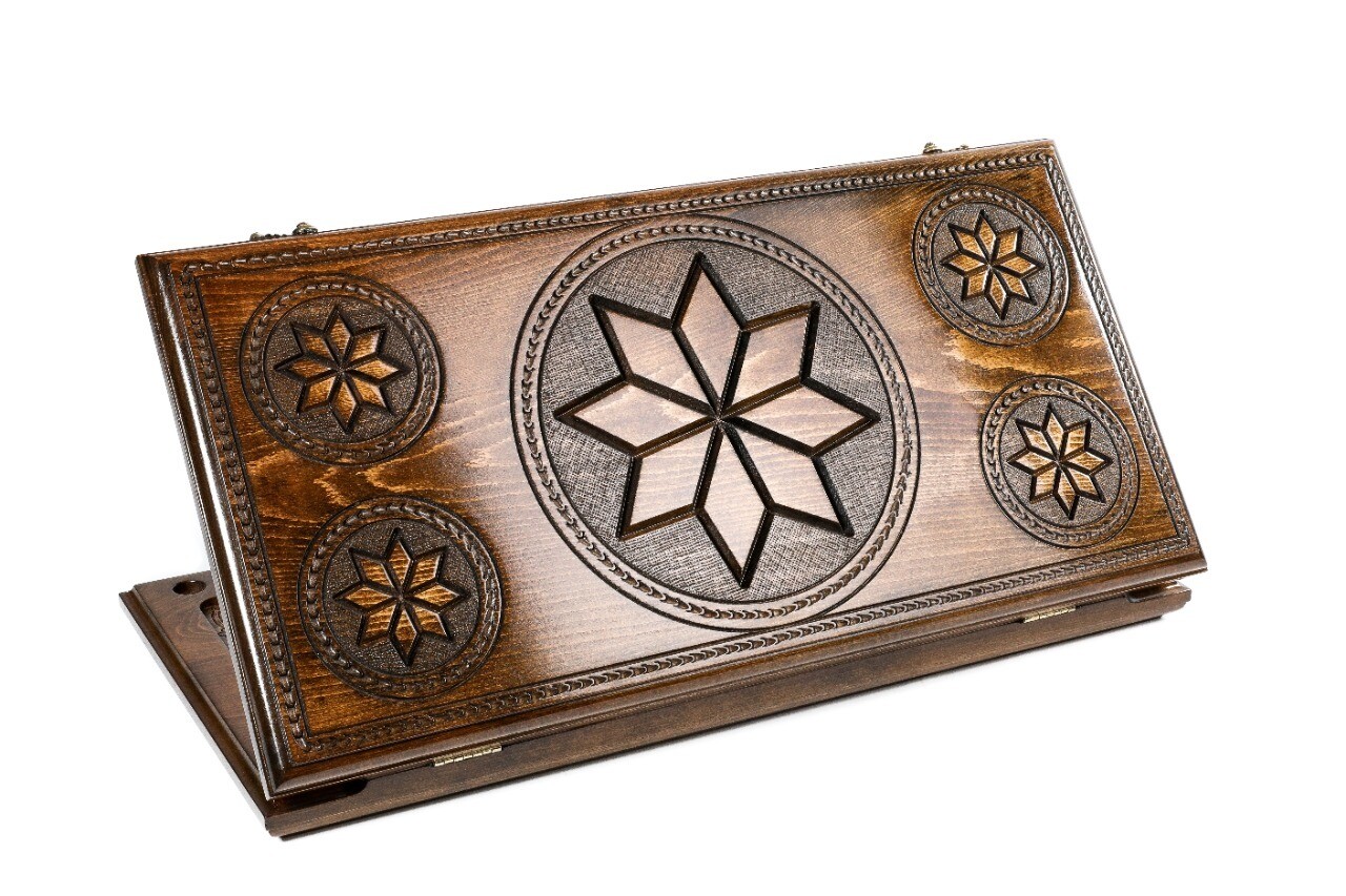 Octagram scorpion backgammon classic
 24&quot; x12&quot;